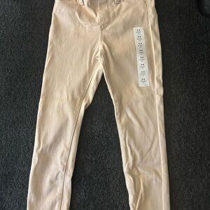 Uniqlo Cream Jeggings Smooth Full-Length Design